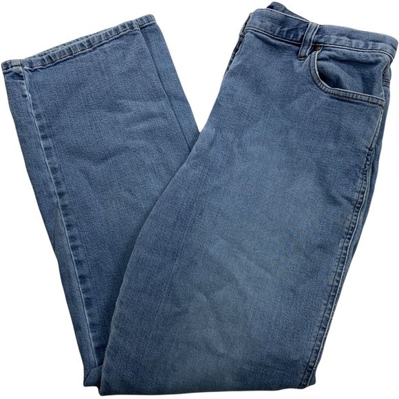 Ann Taylor 10 Jeans Low Rise Light Wash 31" X 29.5" - Picture 3 of 5